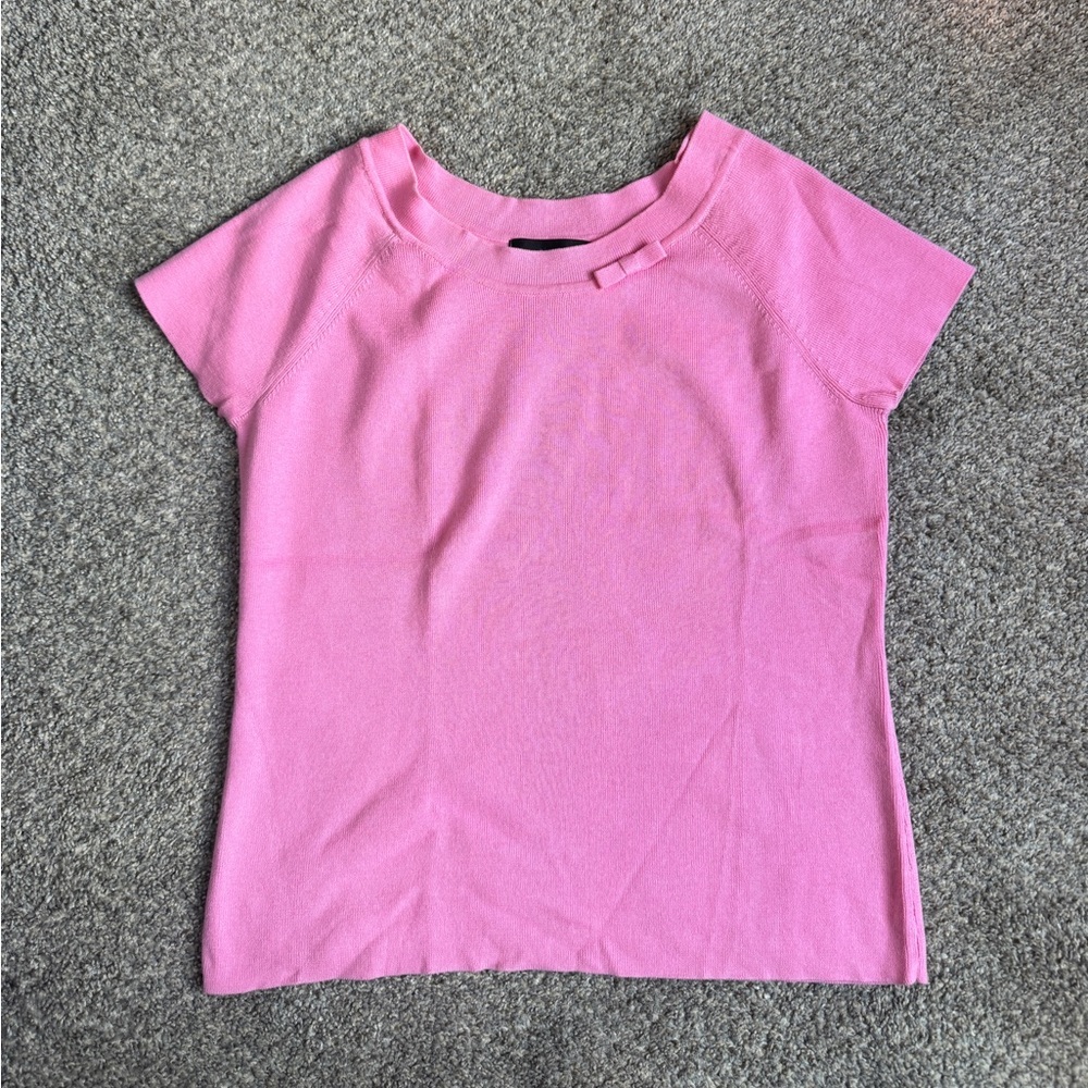 Sag Harbor Pink Short Sleeve Top